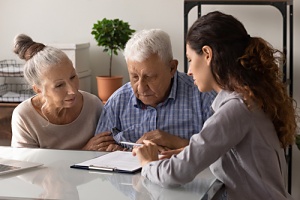 couple going over traditional fixed annuity options