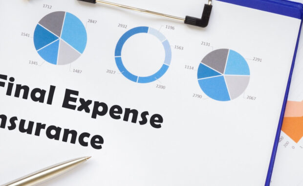 final expense Insurance inscription on the page